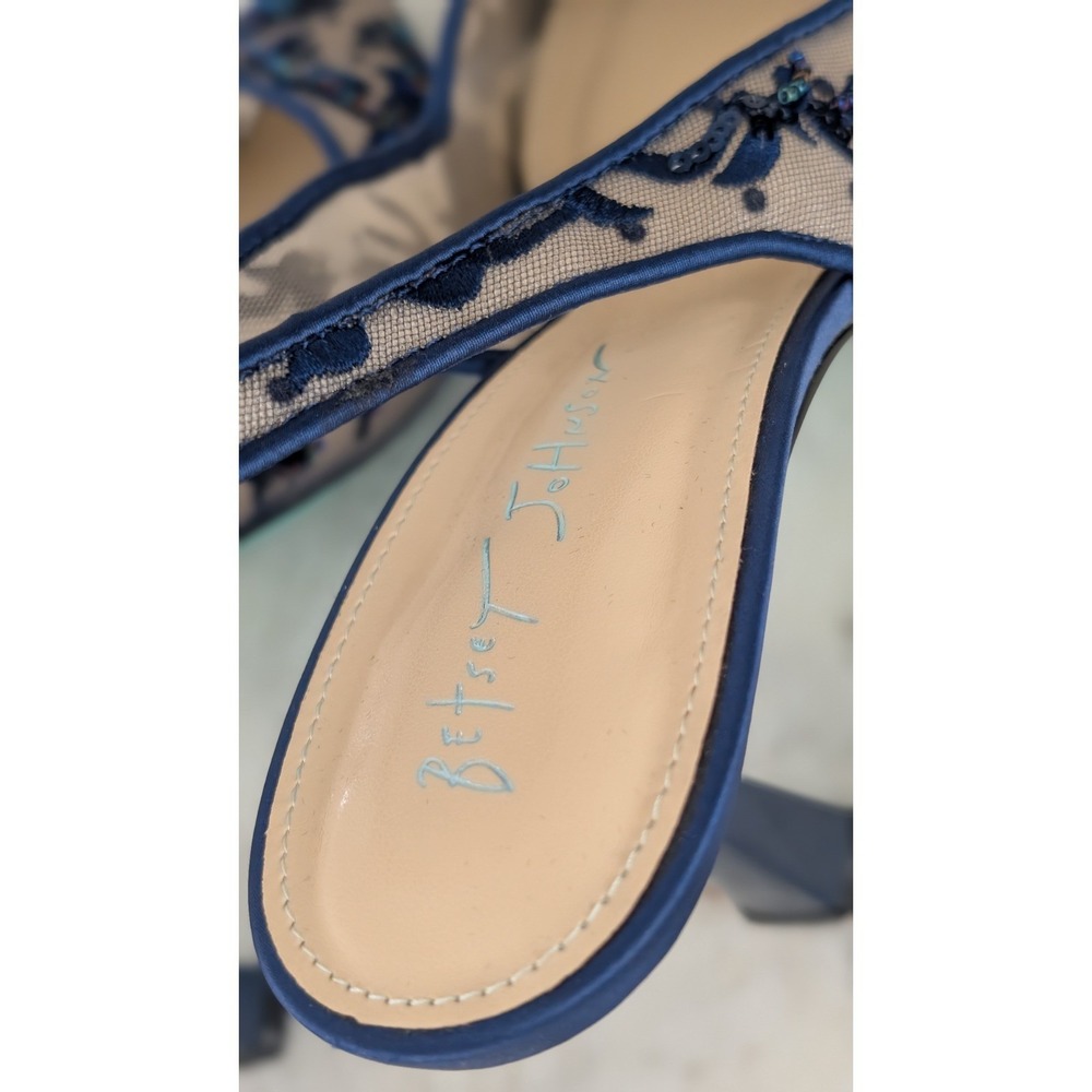 Betsey Johnson Nikki Navy 8.5 - Picture 9 of 10